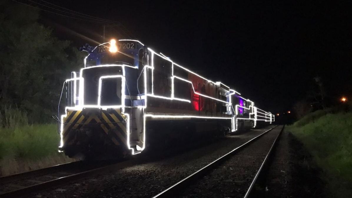 Trem de Natal da Rumo Logística