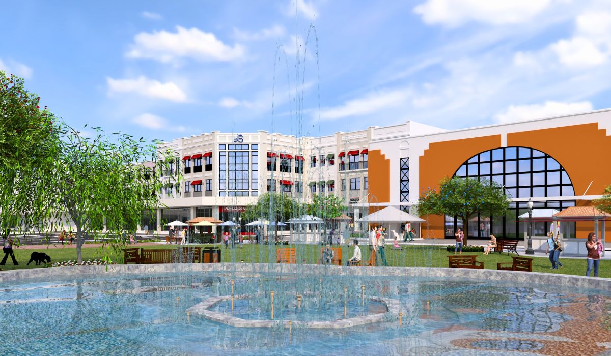Projeção da nova área do Litoral Plaza