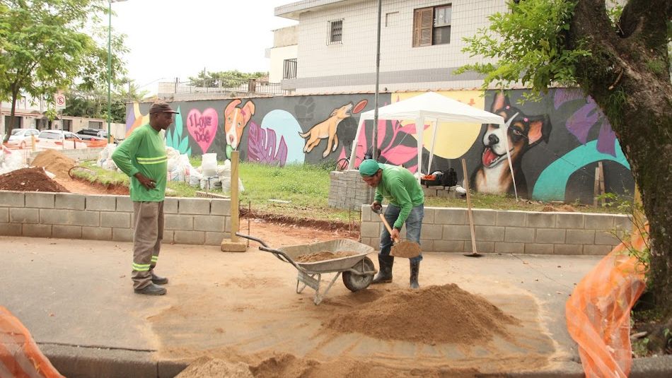 Espaço Pet Embaré em obras