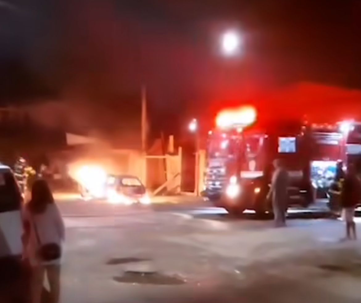 Veículo usado por assassino foi encontrado em chamas | Reprodução/Instagram