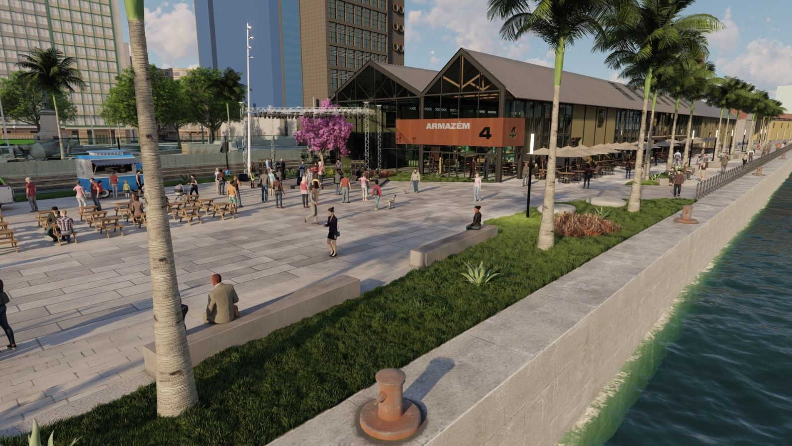 Projeção do Parque Valongo
