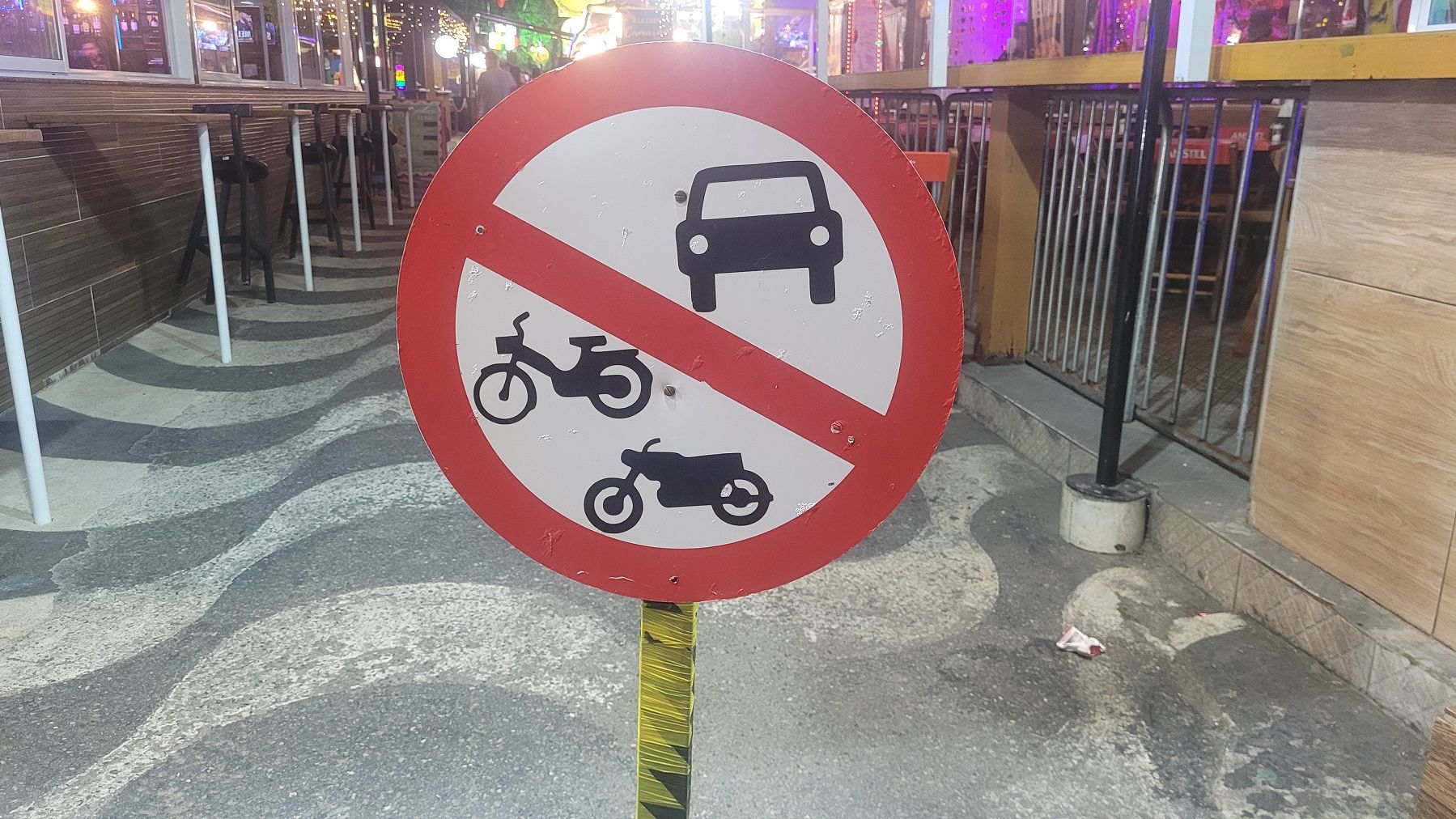 placa de restrição de circulação