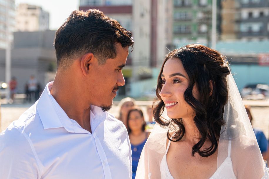 Casal de noivos