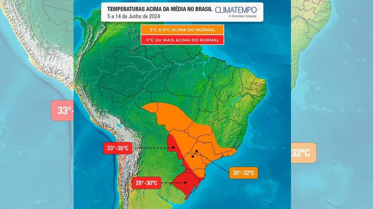 Mapa do veranico