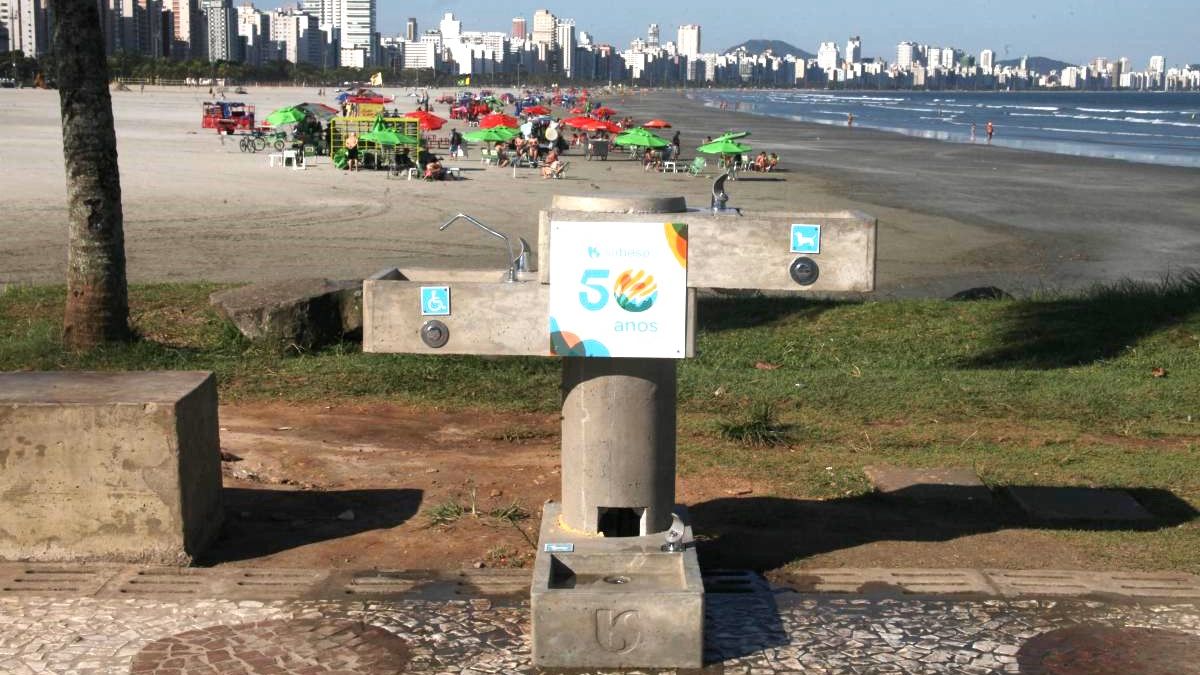 Bebedouro em Santos