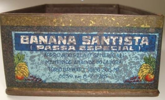 Doce de banana santista