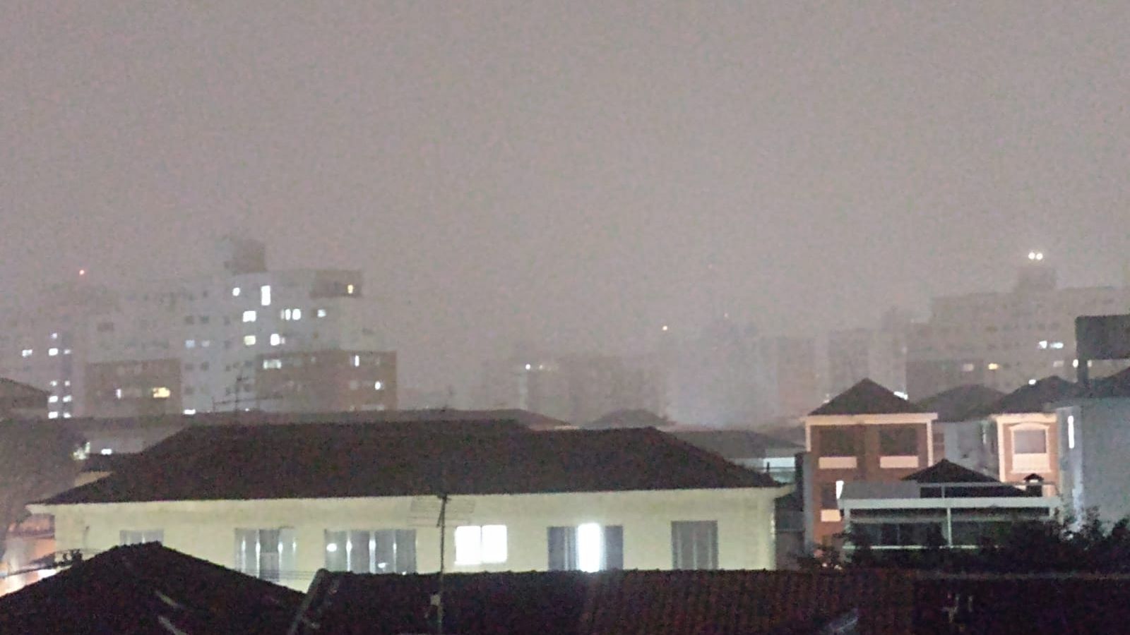 Neblina em Santos