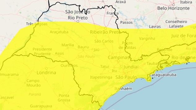 Alerta de declínio de temperatura