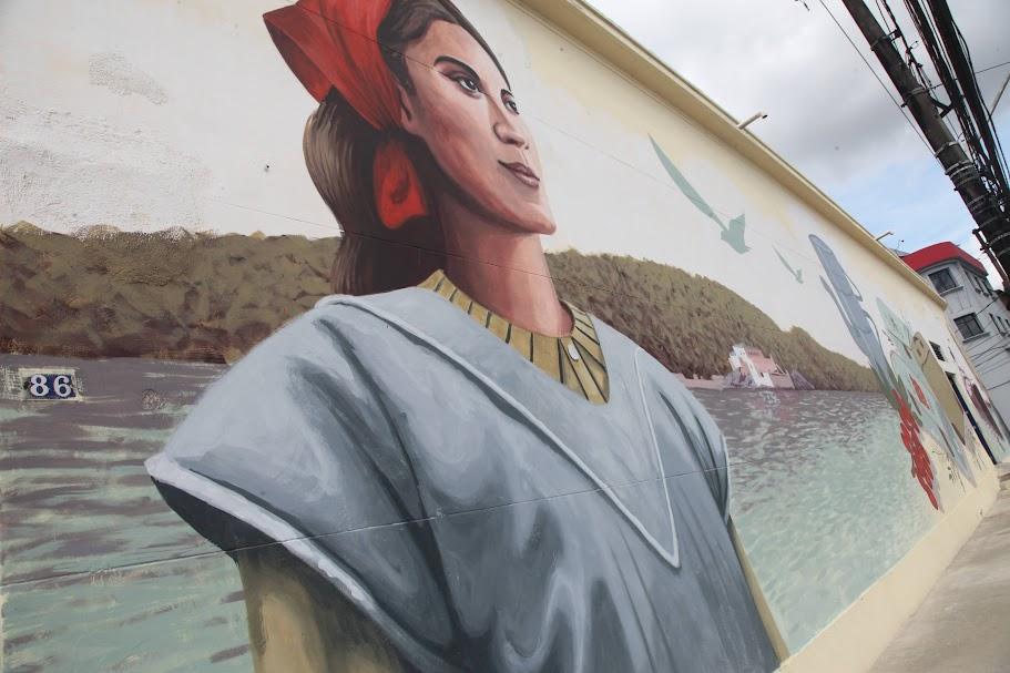 Mural em Santos