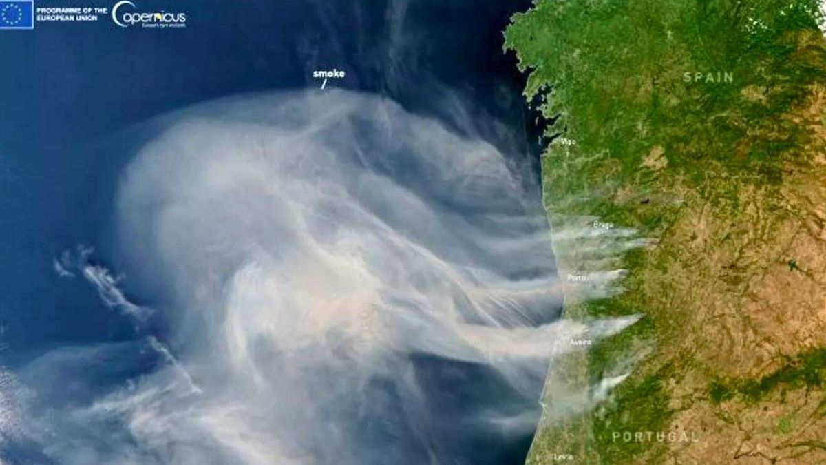 Fumaça em Portugal