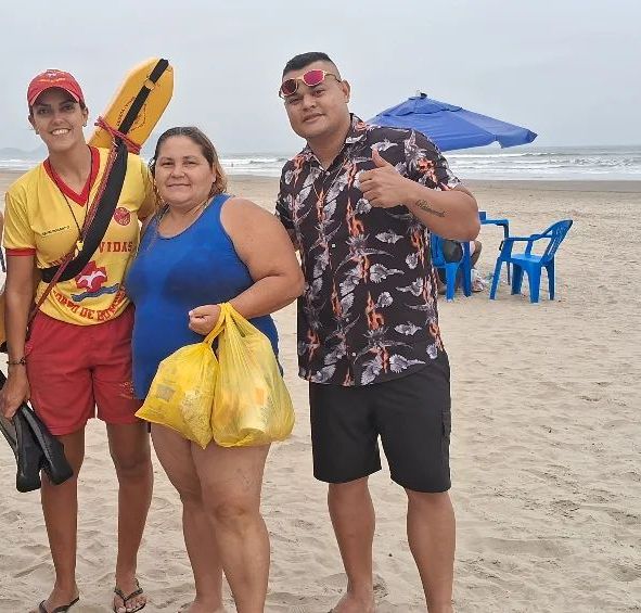 resgate no mar