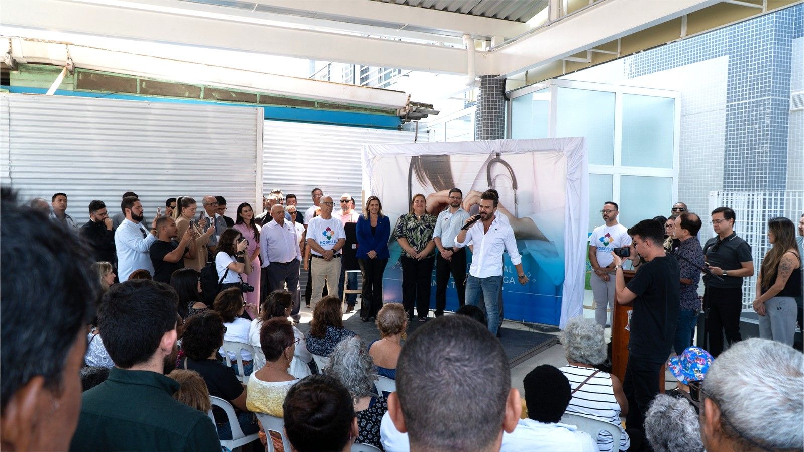 Inauguração do bloco hospital Bertioga
