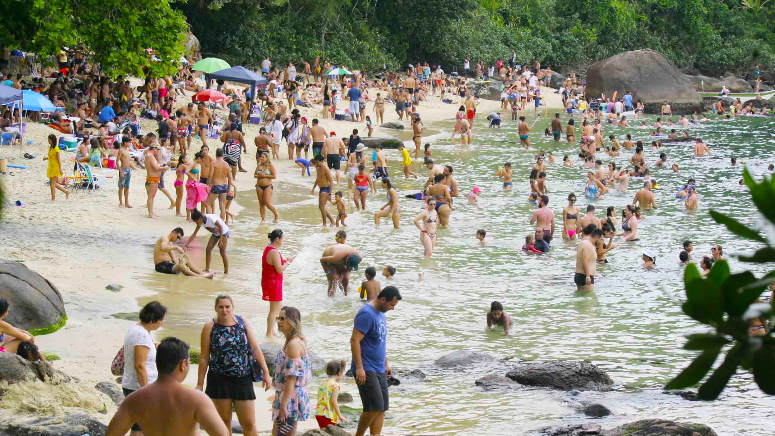 Praia principal da Ilha das Couves com exceço de turistas aos finais de semana da temporada - Foto Reginaldo Pupo (3)[Colocar ALT]