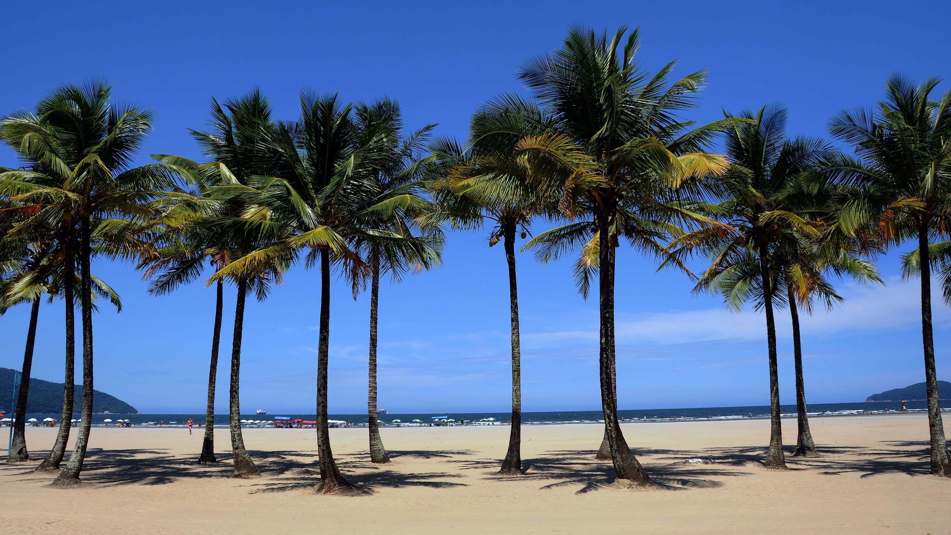 Praia do Gonzaga, em Santos