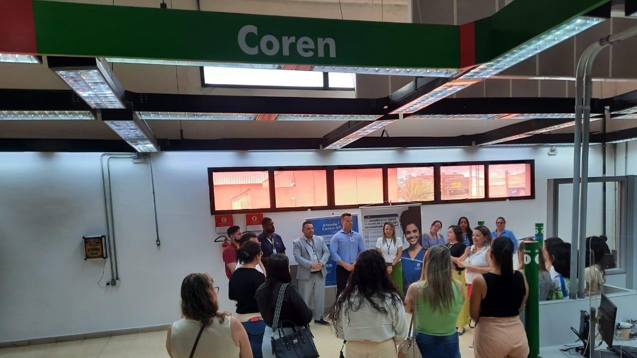 Posto do Coren-SP em Caraguatatuba