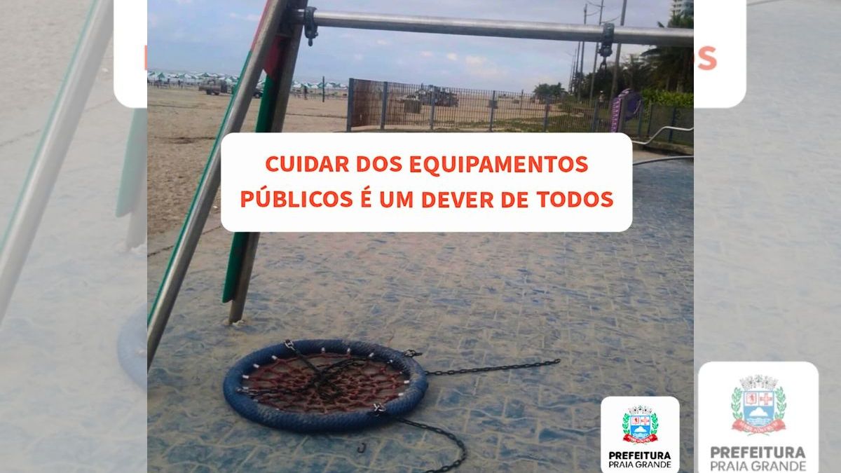 Brinquedo quebrado em Praia Grande