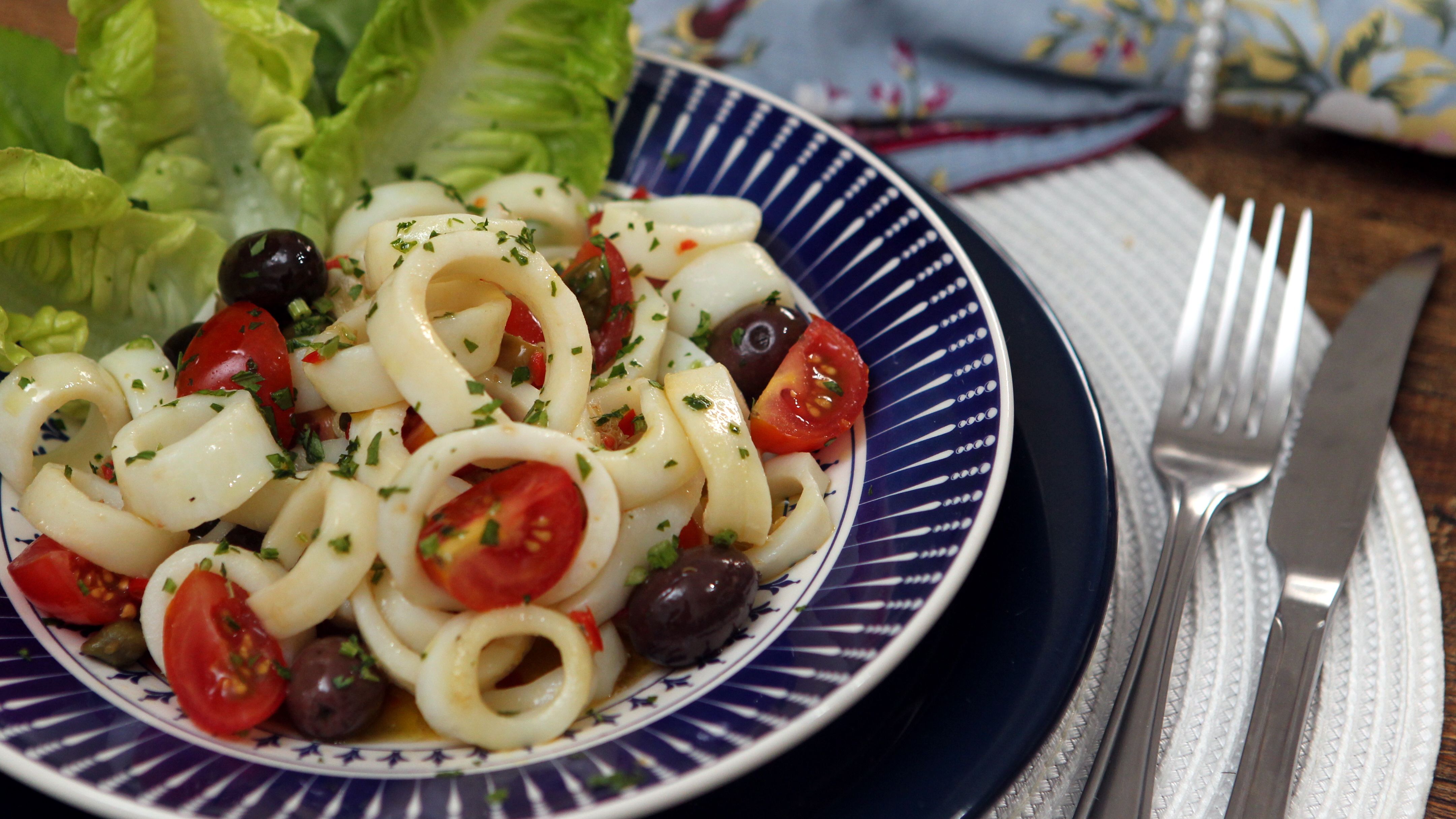 Salada de lula