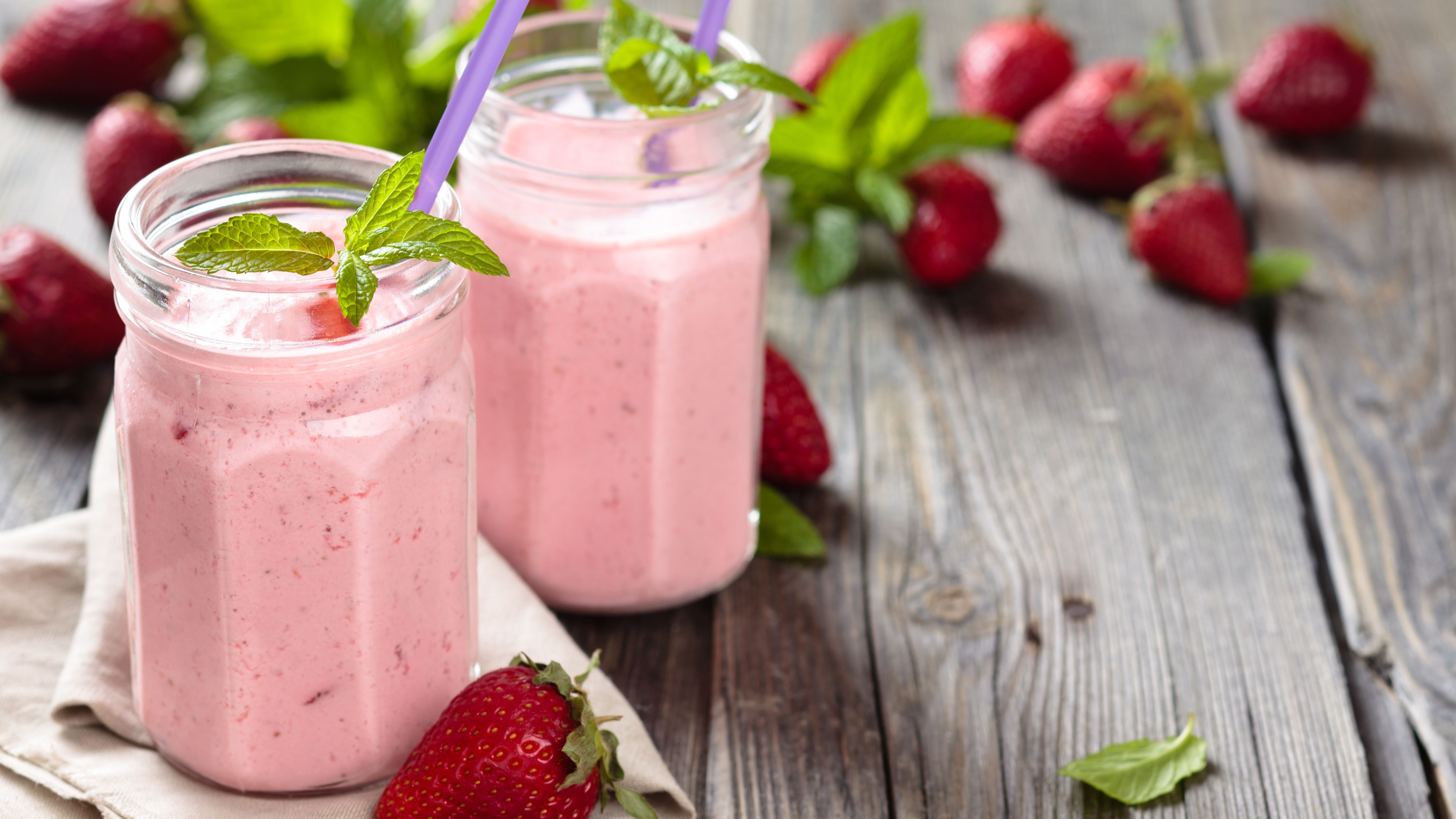 Frapê de salada de fruta