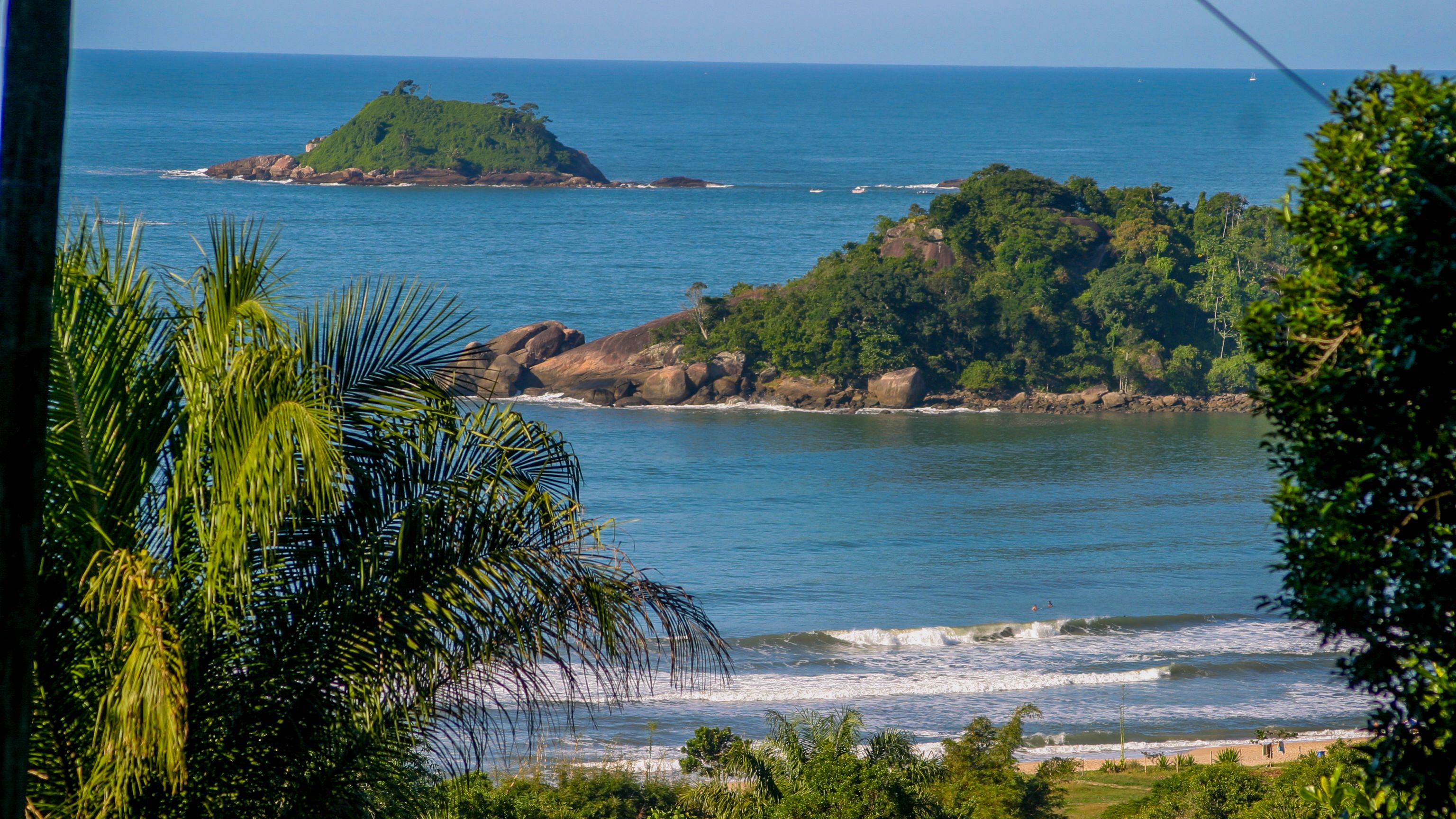 prainha branca vista a partir da trilha