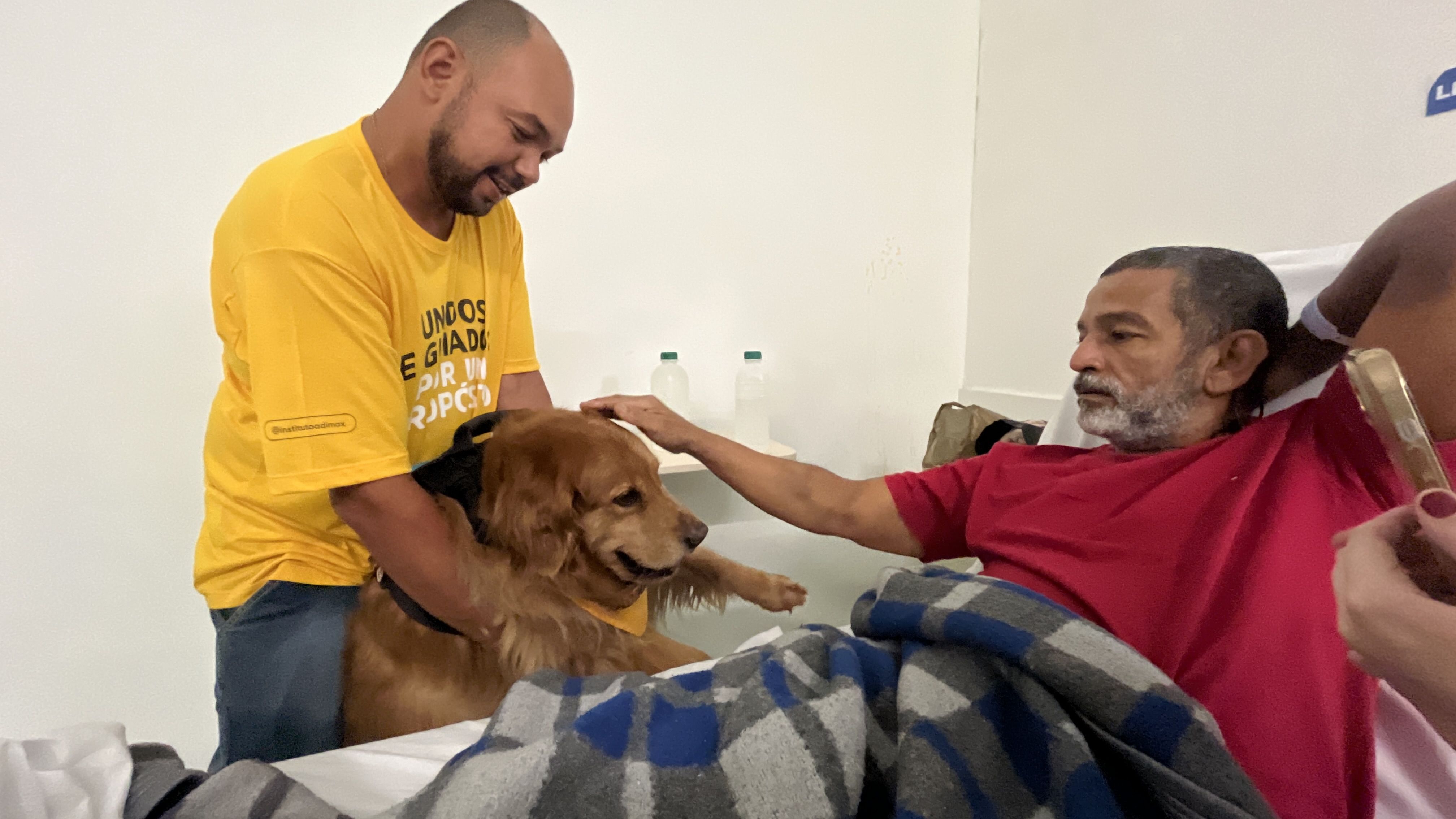 Visita de cães a pacientes