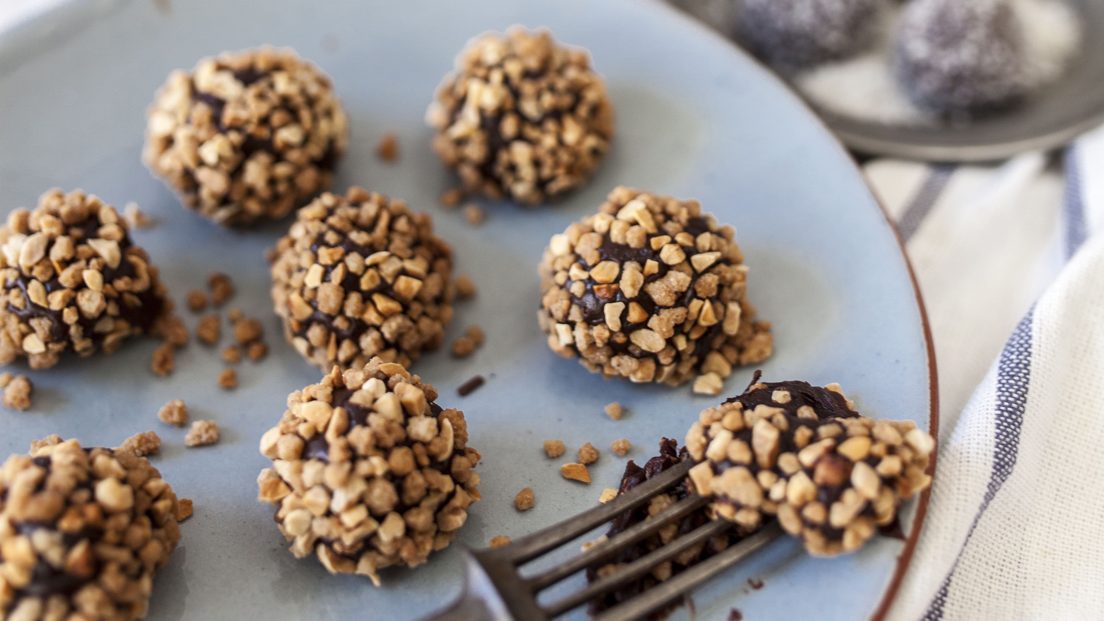Brigadeiro de biomassa com chocolate e gengibre
