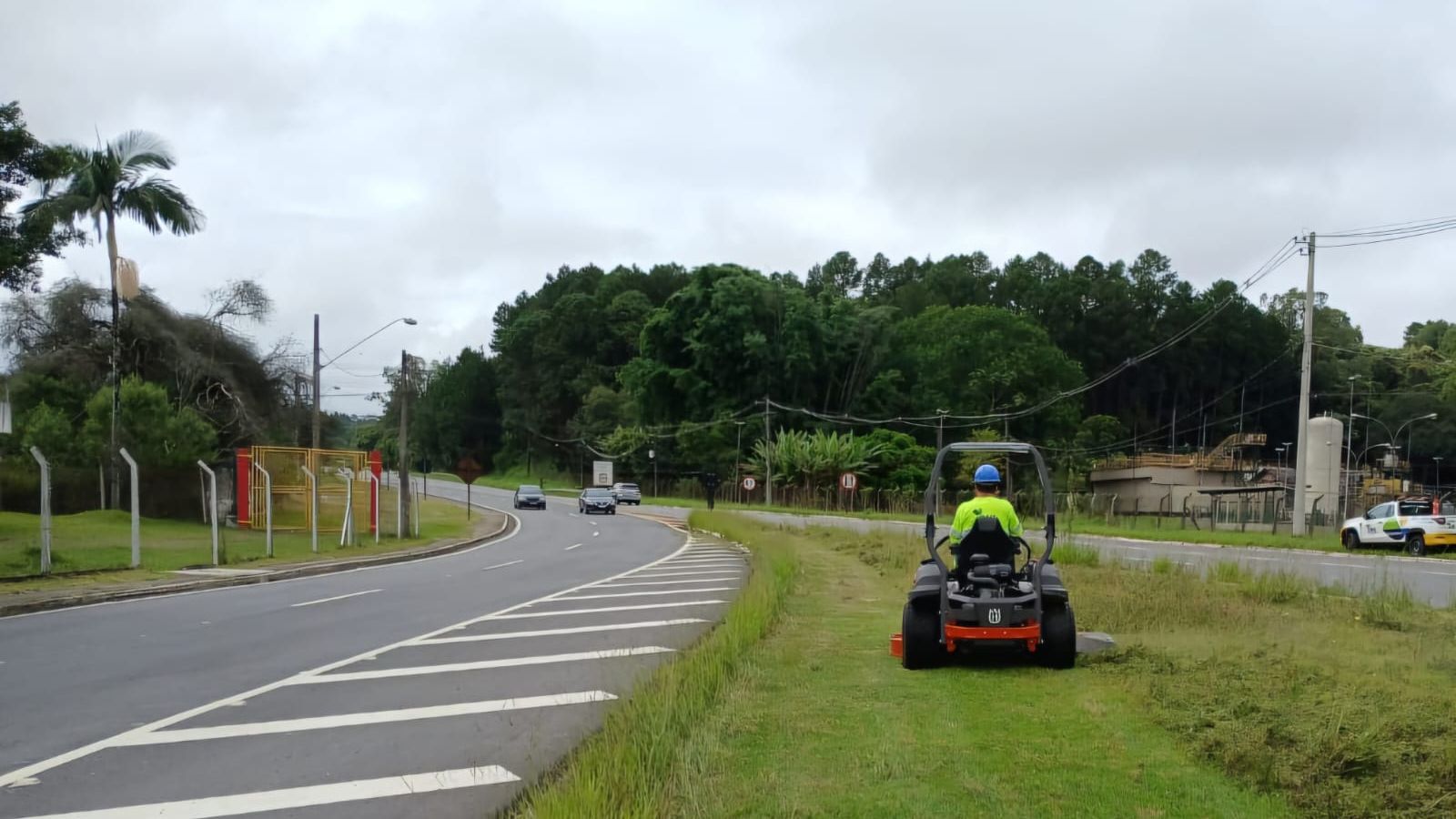 Manutenção em rodovia