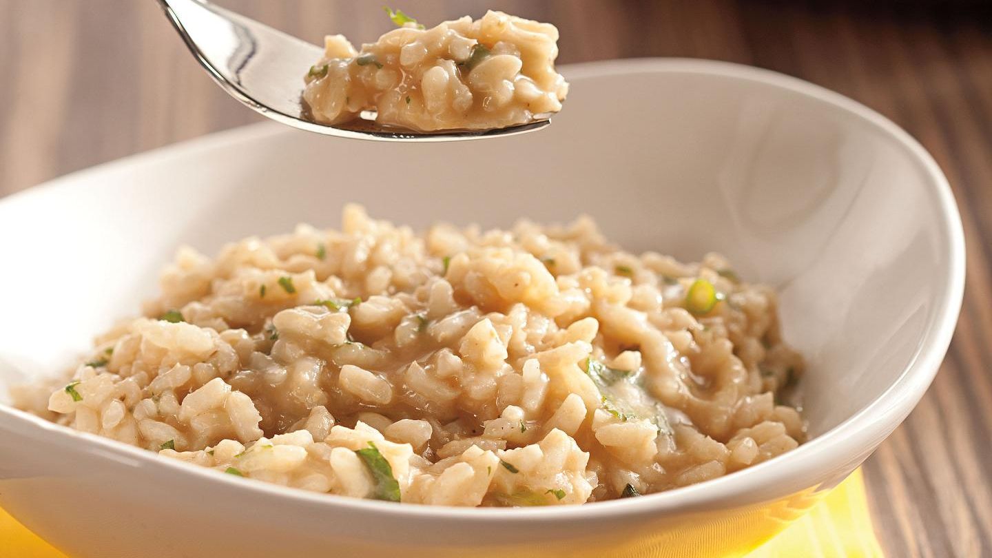 Risoto com biomassa