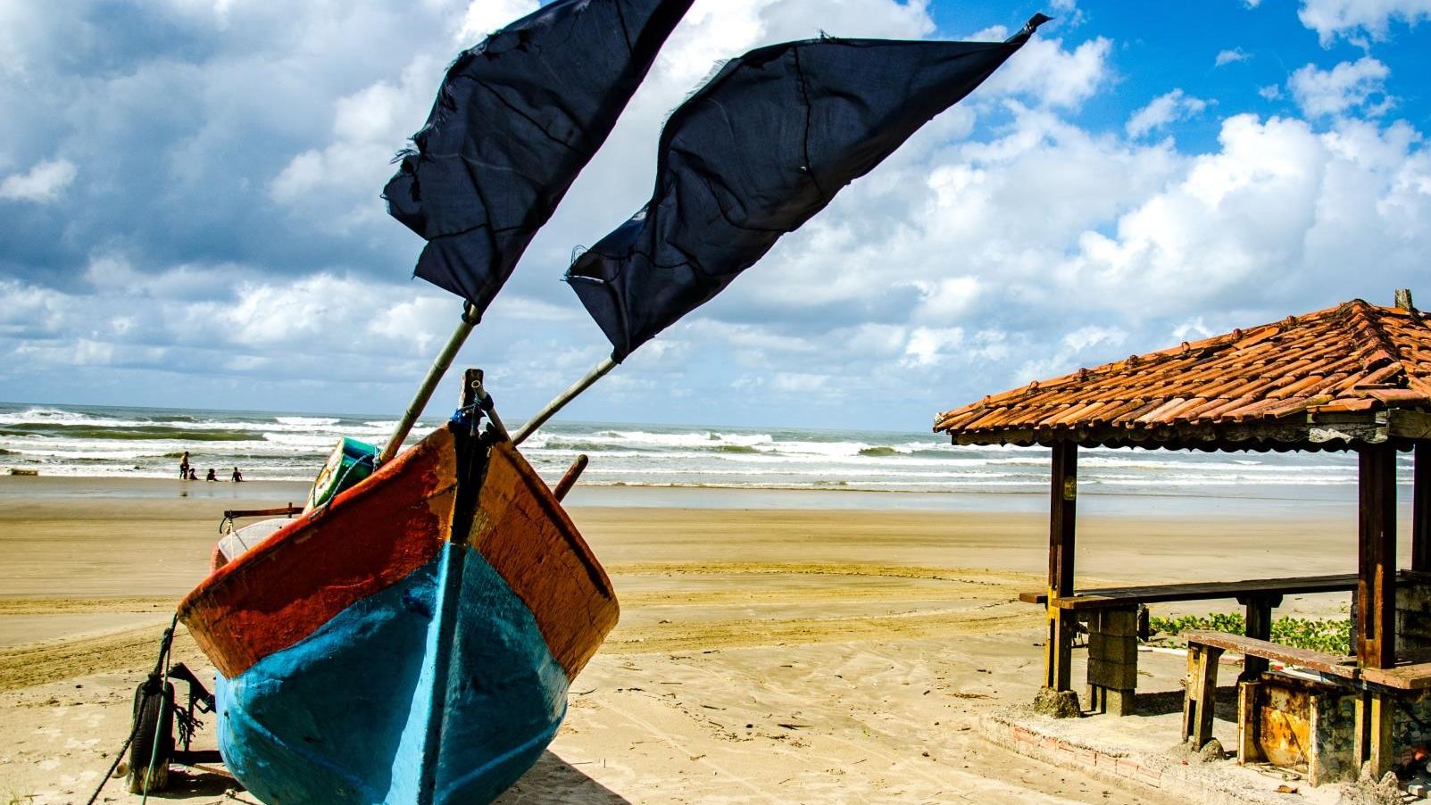Praia de Agenor de Campos, em Mongaguá