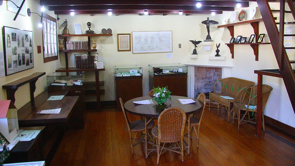 A sala da casa de Santos Dumont - Foto Reginaldo Pupo