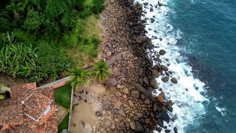 Passarela em Ilhabela