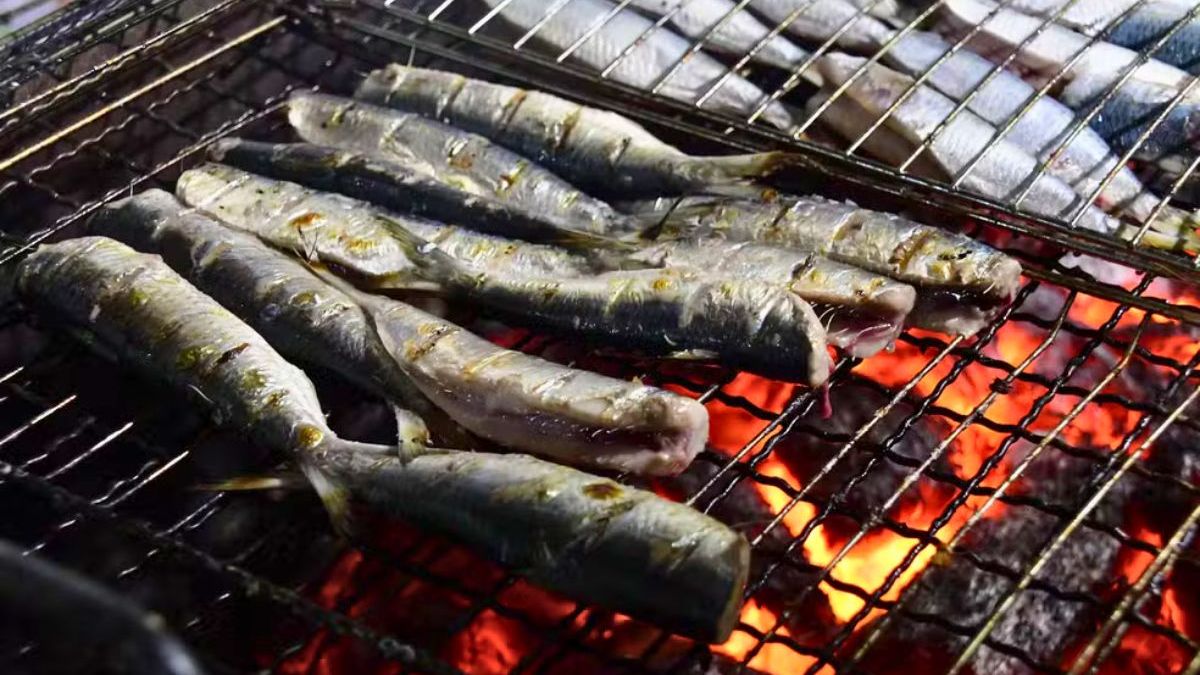 Sardinhas na brasa