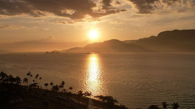 Por do sol em Ilhabela