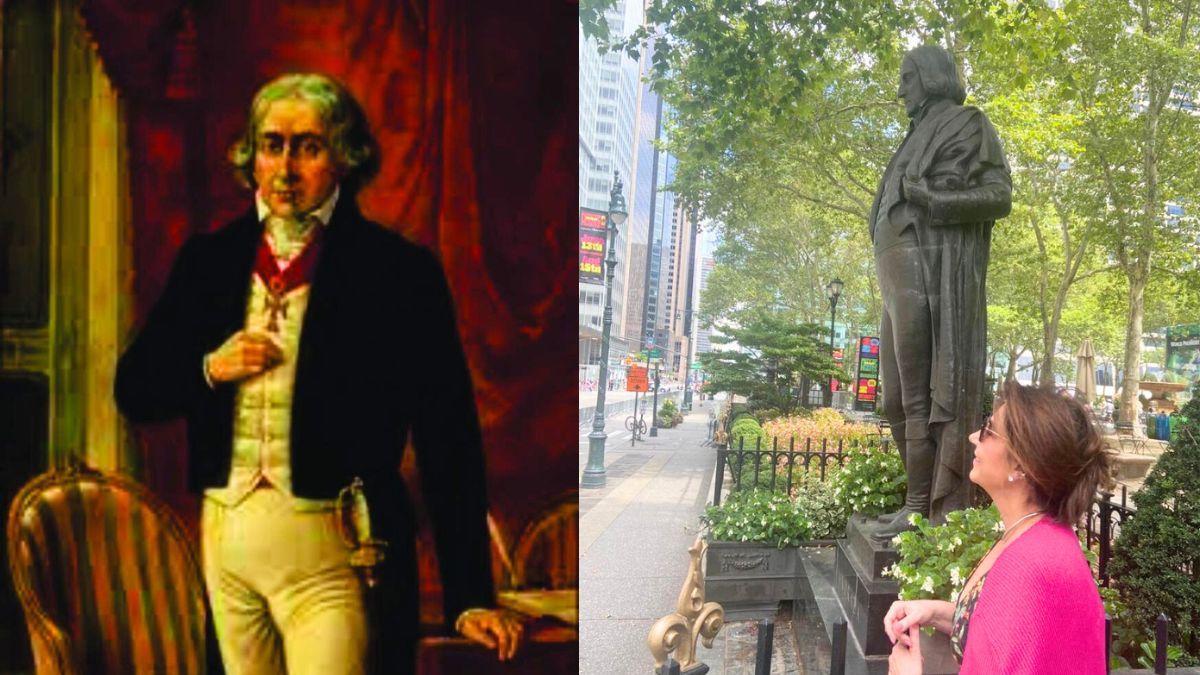 Estátua de José Bonifácio em Noa York