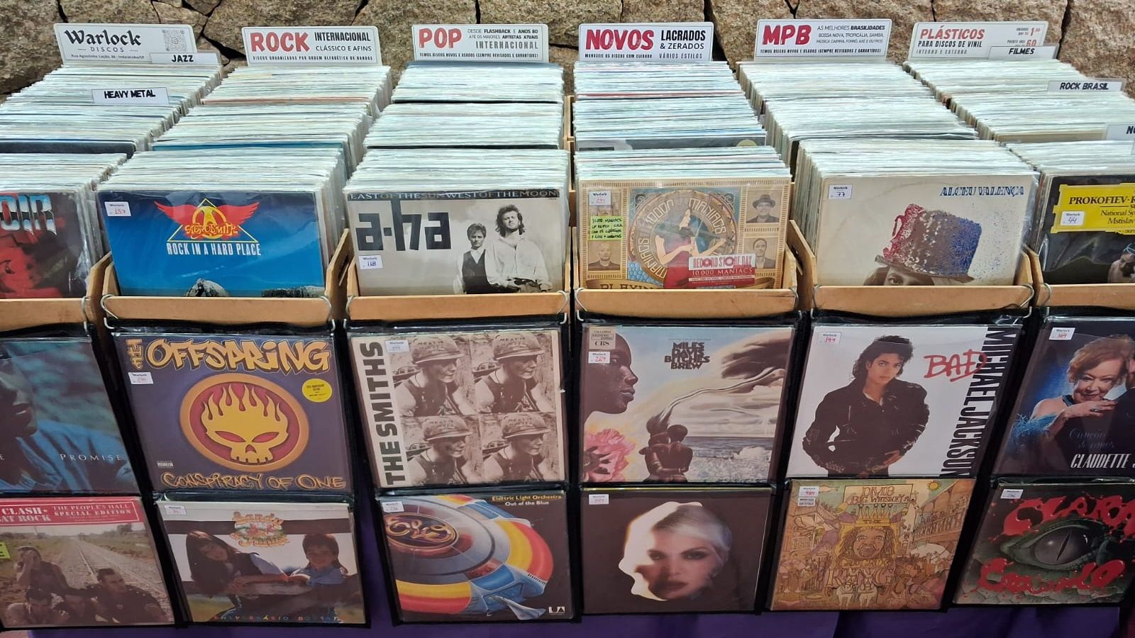 Feira de discos no Praiamar