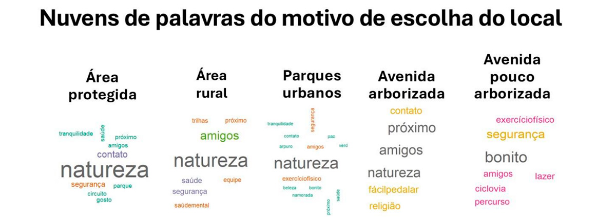 O tamanho das palavras relaciona-se com a frequência das menções | Imagem retirada do artigo