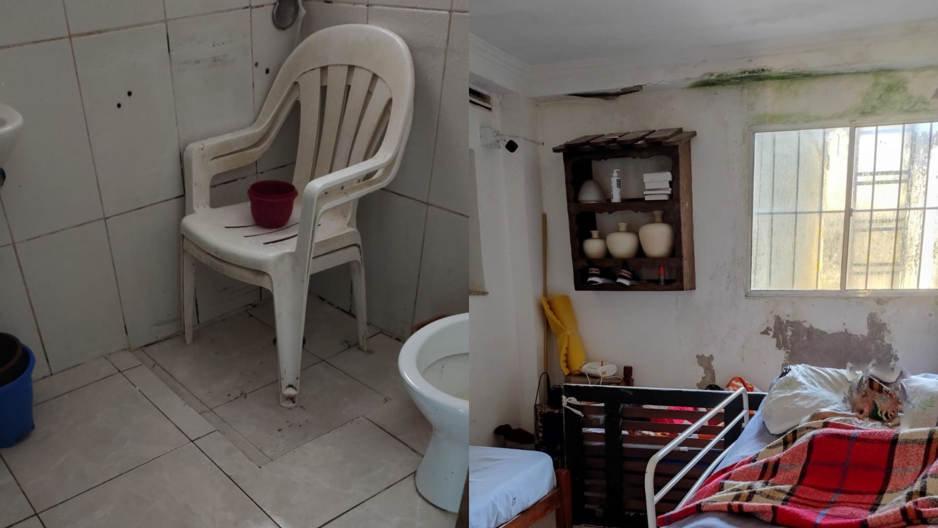 Casal foi preso por manter abrigo clandestino com idosos em condições chocantes - Divulgação: Polícia Civil 