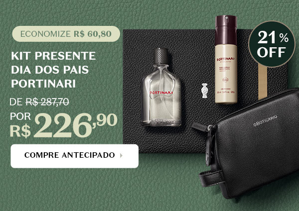 Kit presente dia dos pais Portinari