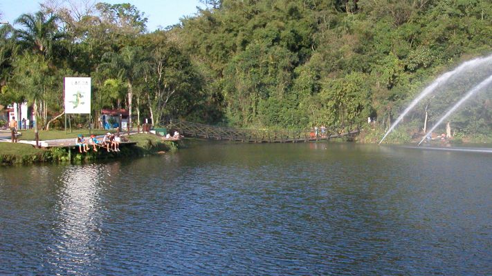 Lagoa da Saudade, em Santos