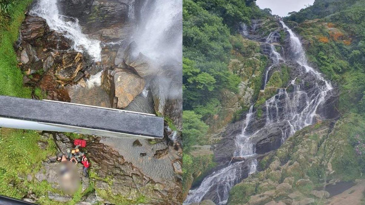Em 2021, mulher de 28 anos morre ao cair e bater a cabeça em trilha na Cachoeira da Fumaça