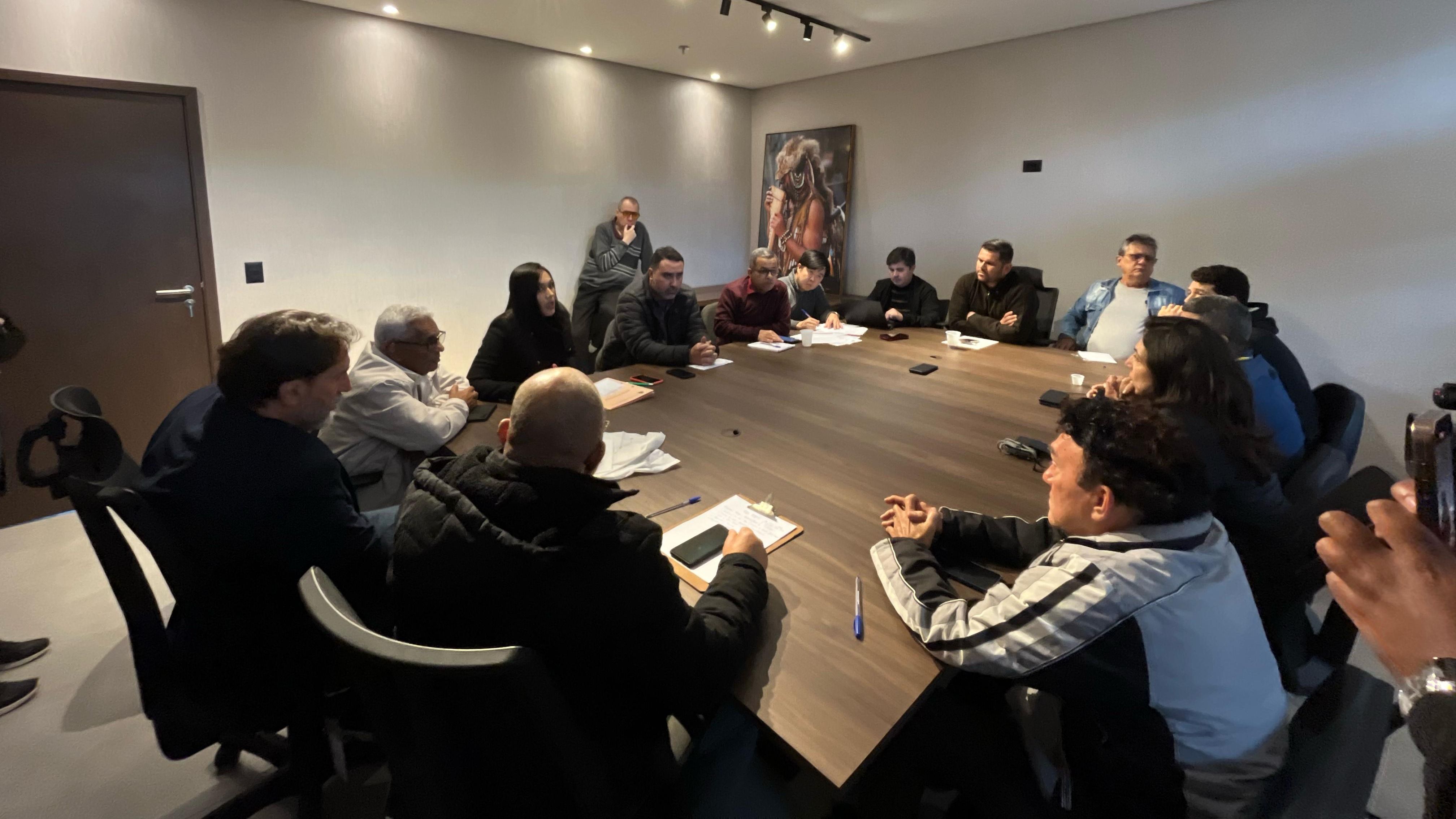Reunião da CEV e representantes da sociedade civil e ACIC com a Sabesp | Divulgação/Câmara de Cubatão
