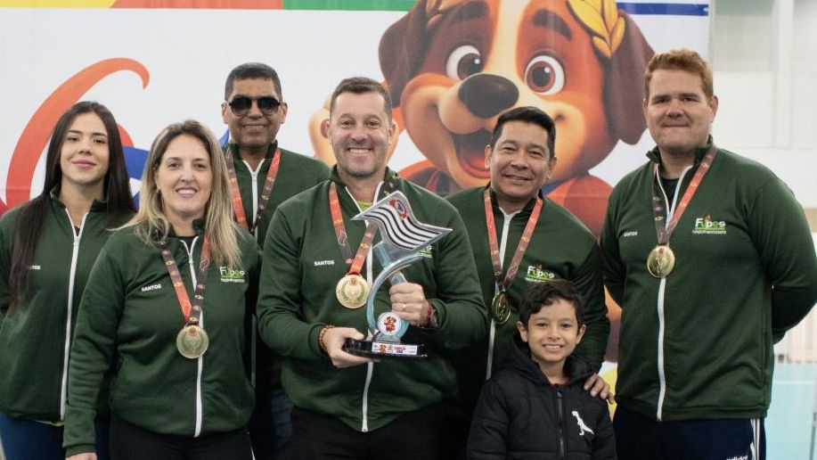 Equipe de Santos nos Jogos Regionais