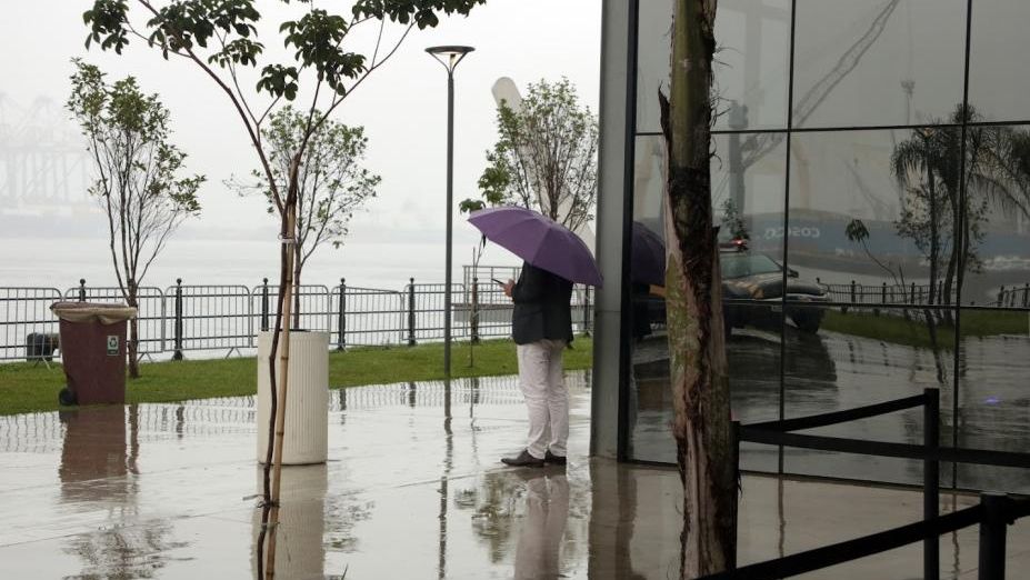 Chuva em Santos