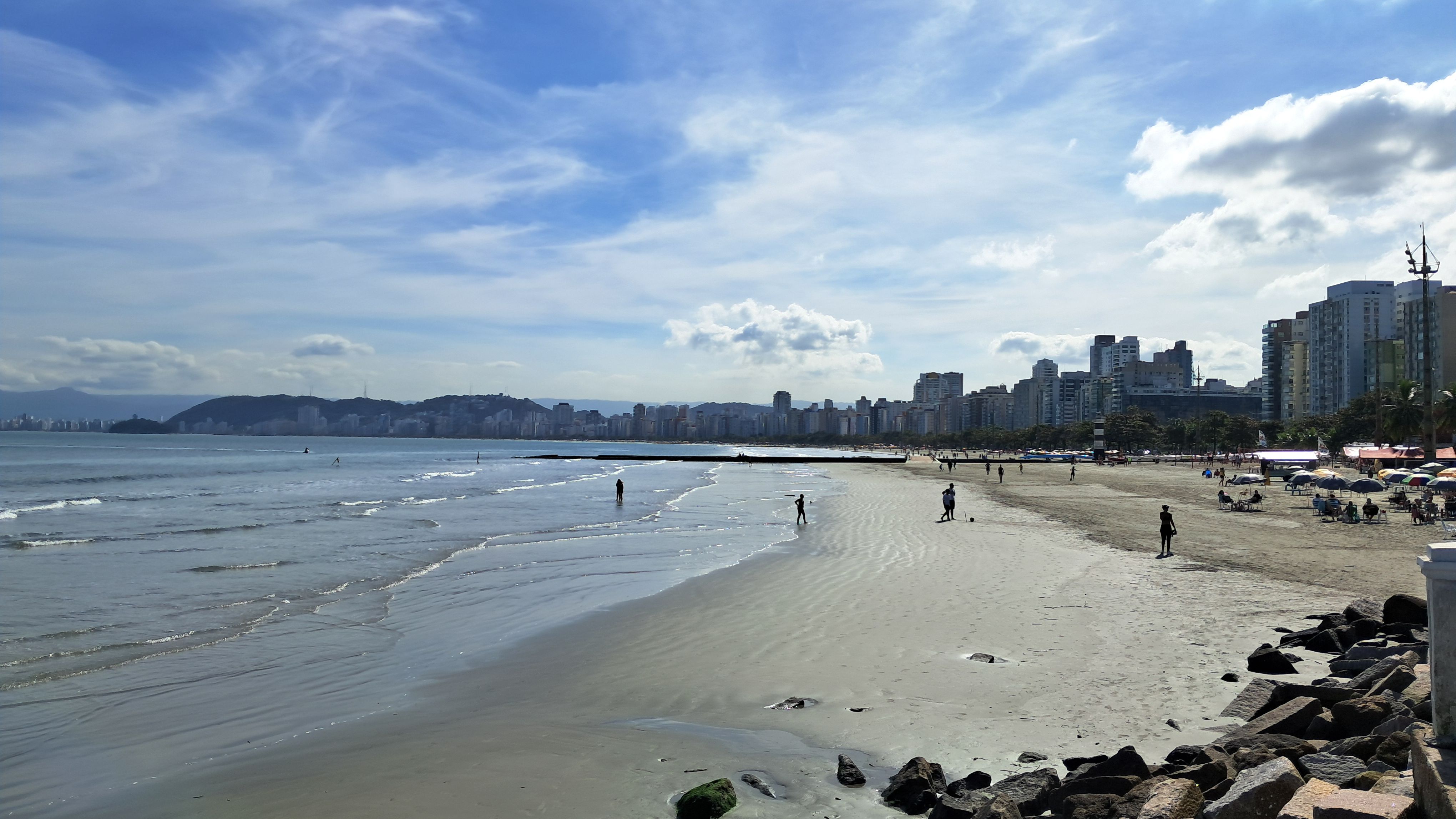 Ponta da Praia, em Santos