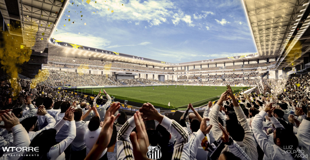 Projeto da nova arena do Santos é aprovado e obra já tem tempo de conclusão; confira