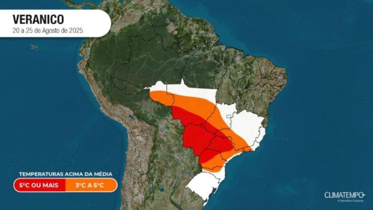 Mapa de veranico