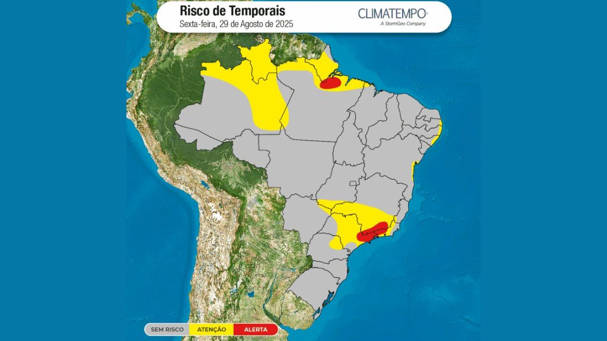 Alerta tempestades Climatempo