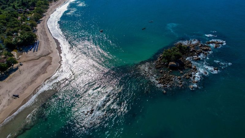 Praia de Castelhanos, em Ilhabela