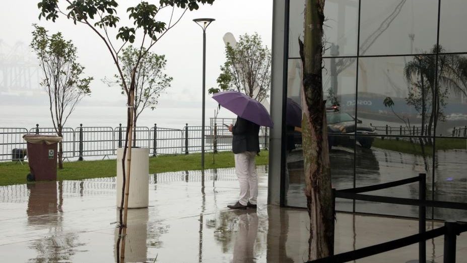 Chuva em Santos