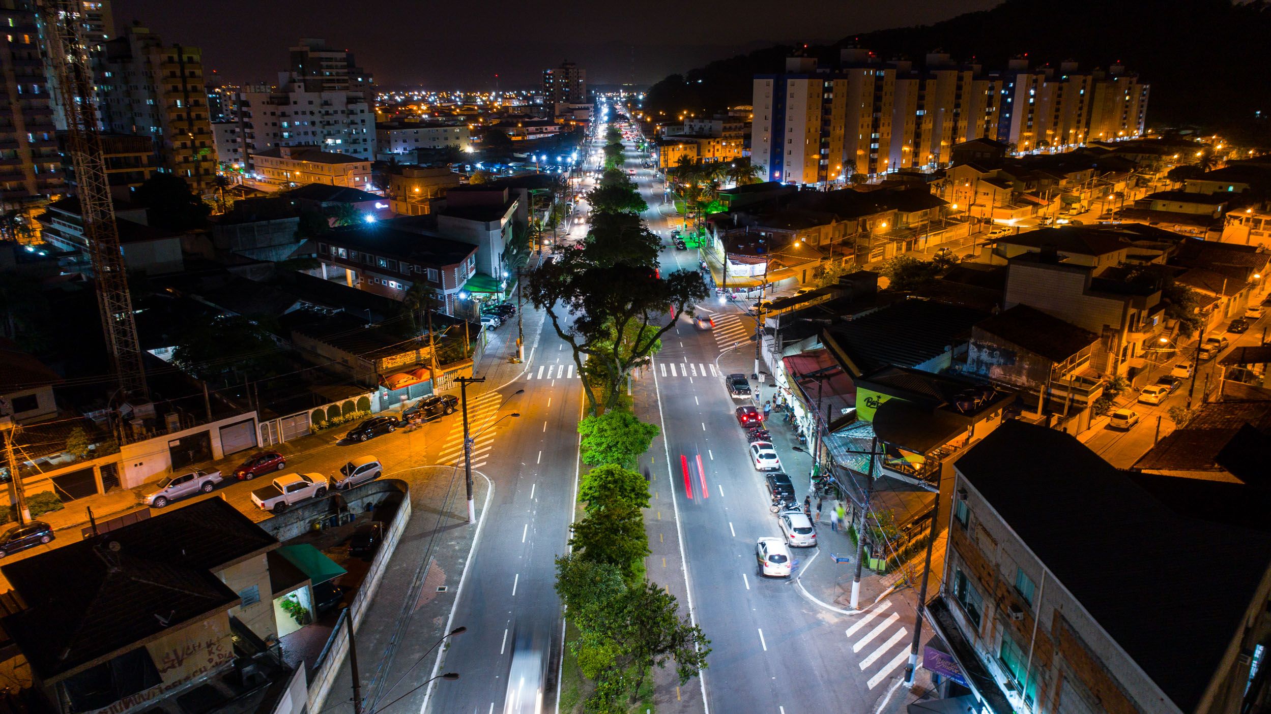 Avenida Marechal Mallet em Praia Grande