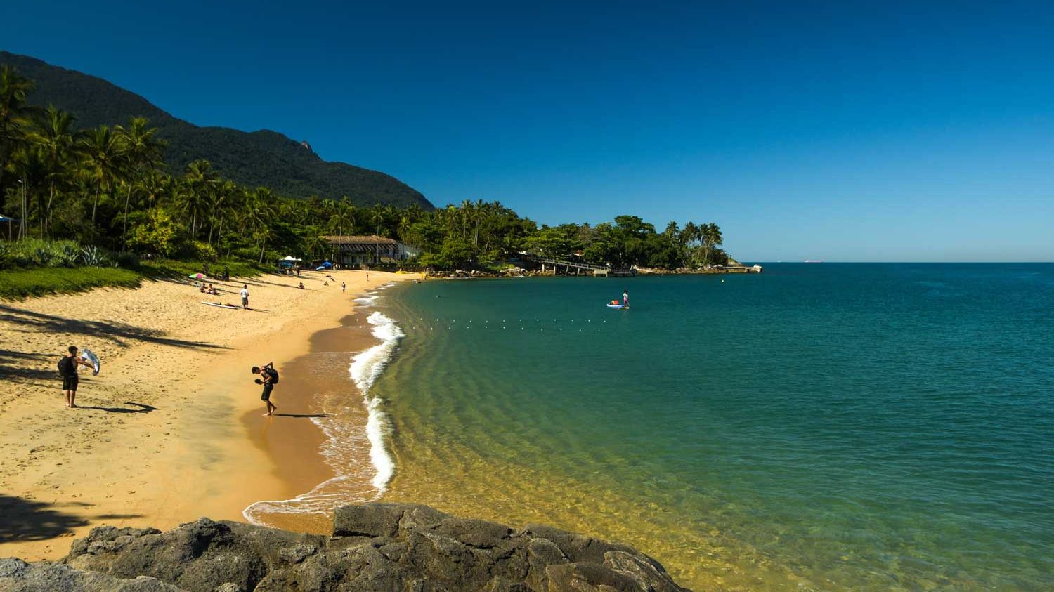 Praia da Feiticeira, em Ilhabela
